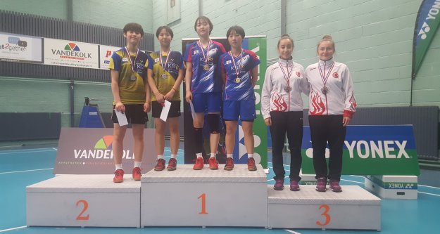 Badminton Gençler puan Turnuvasında üçüncü oldular