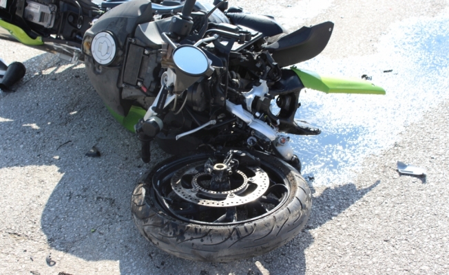 Erzincan'da motosiklet kazası