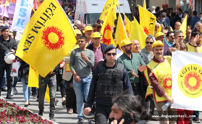 Erzincan 1 Mayıs Emek ve Dayanışma Gününü kutladı