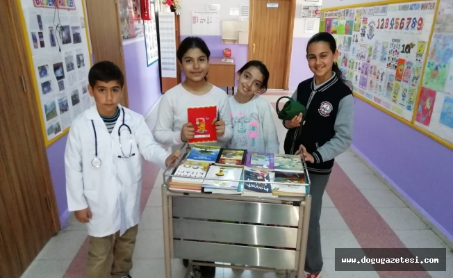 Minikler  “Kitap Oku Sağlığını Koru” projesini tanıttılar
