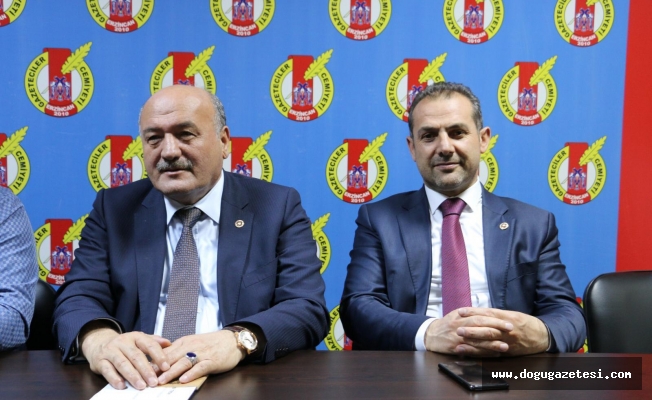 AK parti Erzincan Milletvekilleri basın açıklaması yapılar 