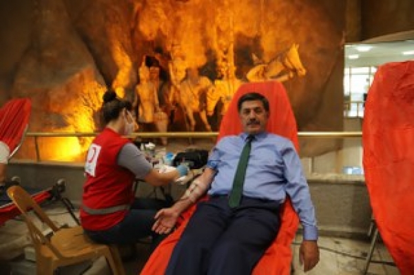 Erzincan Belediyesinden kan bağışına destek