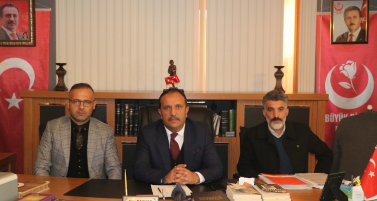 BBP Genel Başkan Yardımcısı Uğur Bulut, Erzincan'da partililerle buluştu
