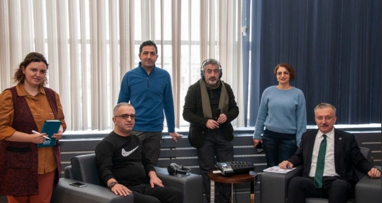 Rektör Levent, TRT Erzurum Radyosu’na konuk oldu