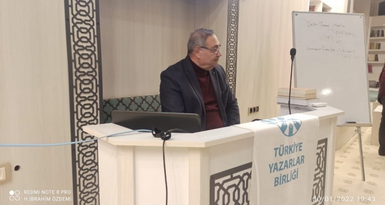 Türkiye Yazarlar Birliği Erzincanlı şairi unutmadı Şair Metin Tombul anıldı