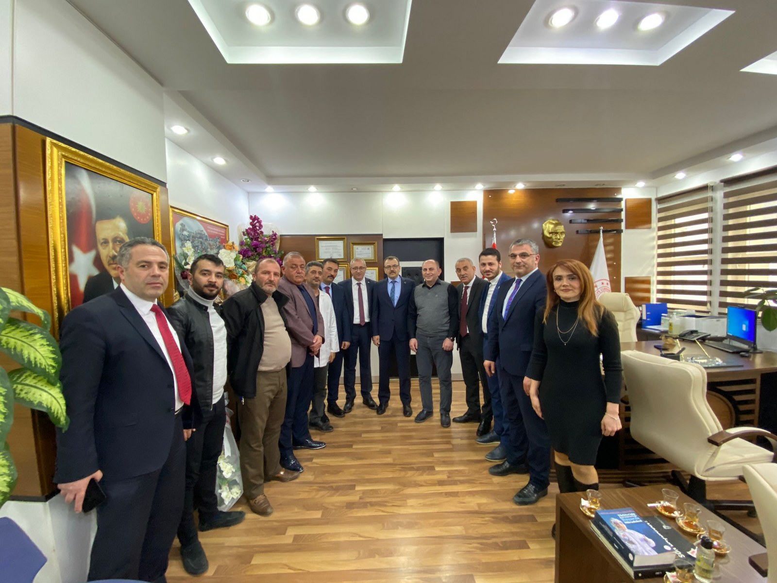 Türk Sağlık-Sen Genel Başkan Yardımcıları Erzincan’da