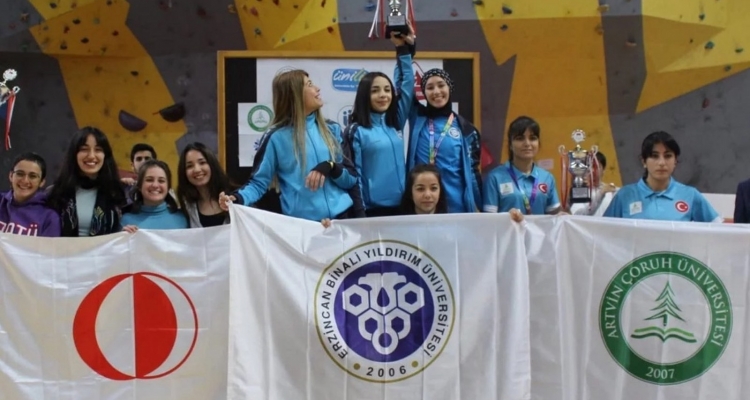 ÜNİLİG Spor Tırmanış Üniversiteler Türkiye Şampiyonasında Büyük Başarı