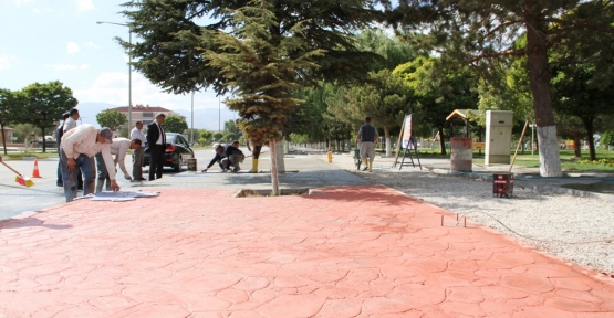 Atatürk Parkında Çalışmalar Sona Yaklaştı