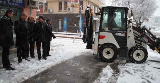 Belediye Kar temizleme çalışmalarına başladı